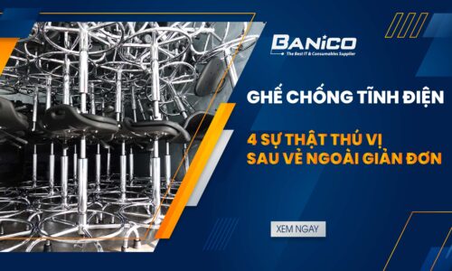 Ghế chống tĩnh điện và 4 sự thật thú vị sau vẻ ngoài giản đơn